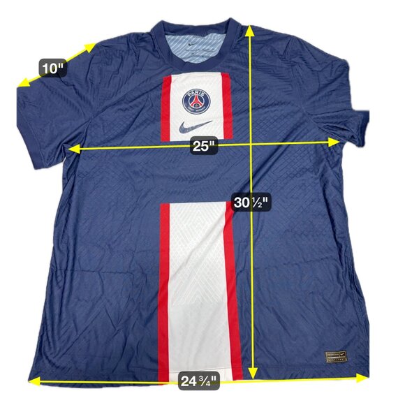 Nike Vapor Match PSG Paris Saint Germain soccer Jersey DJ7649-411 Men's XXL NEW - Picture 2 of 8